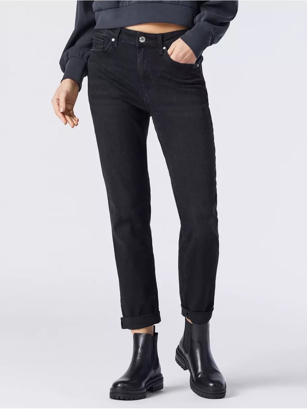 Mavi Black Boyfriend Jeans